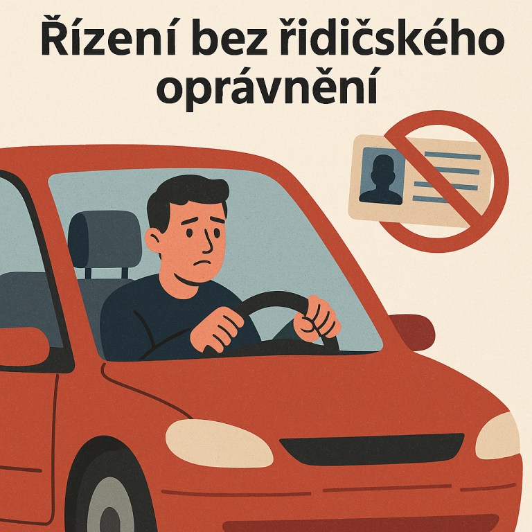 řízení bez řidičského oprávnění